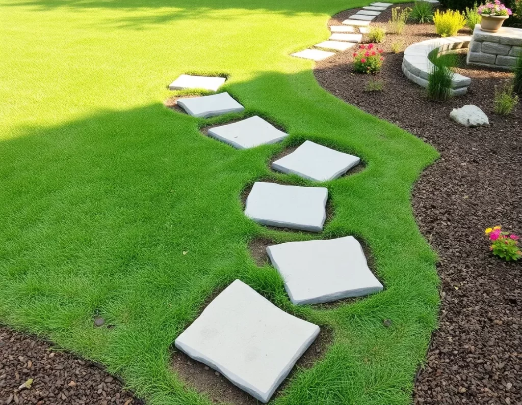 Staptegels in gras plaatsen: praktische gids voor een stijlvol en functioneel tuinpad